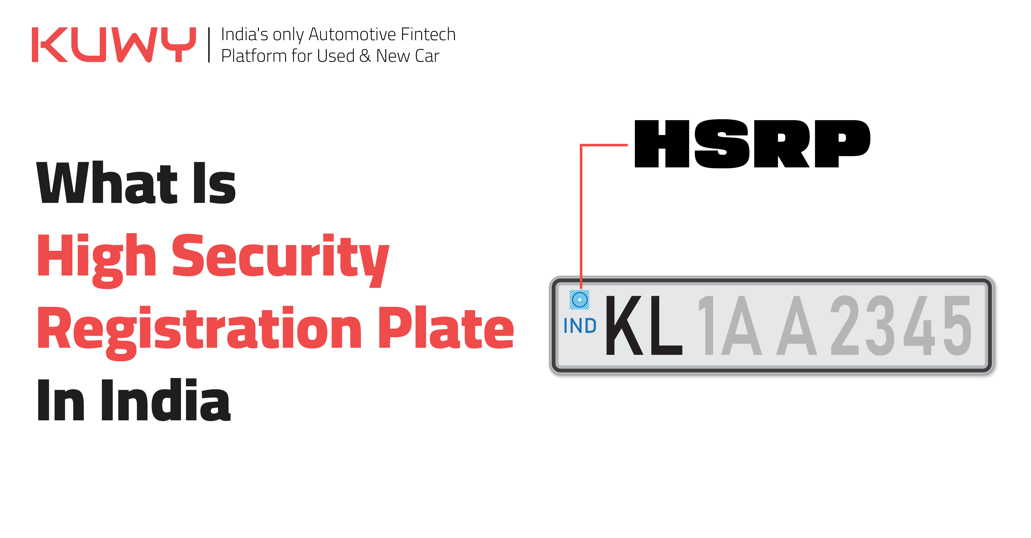 Know about the high security registration plate (HSRP) in India